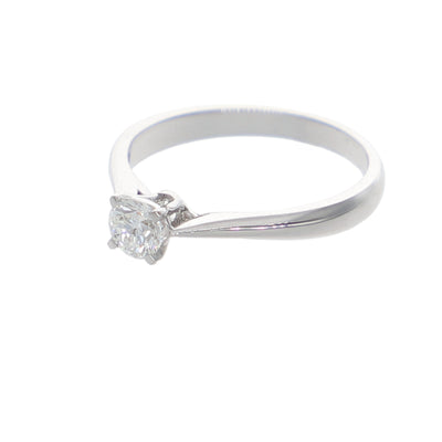 Anillo Oro Blanco Solitario AN-13895