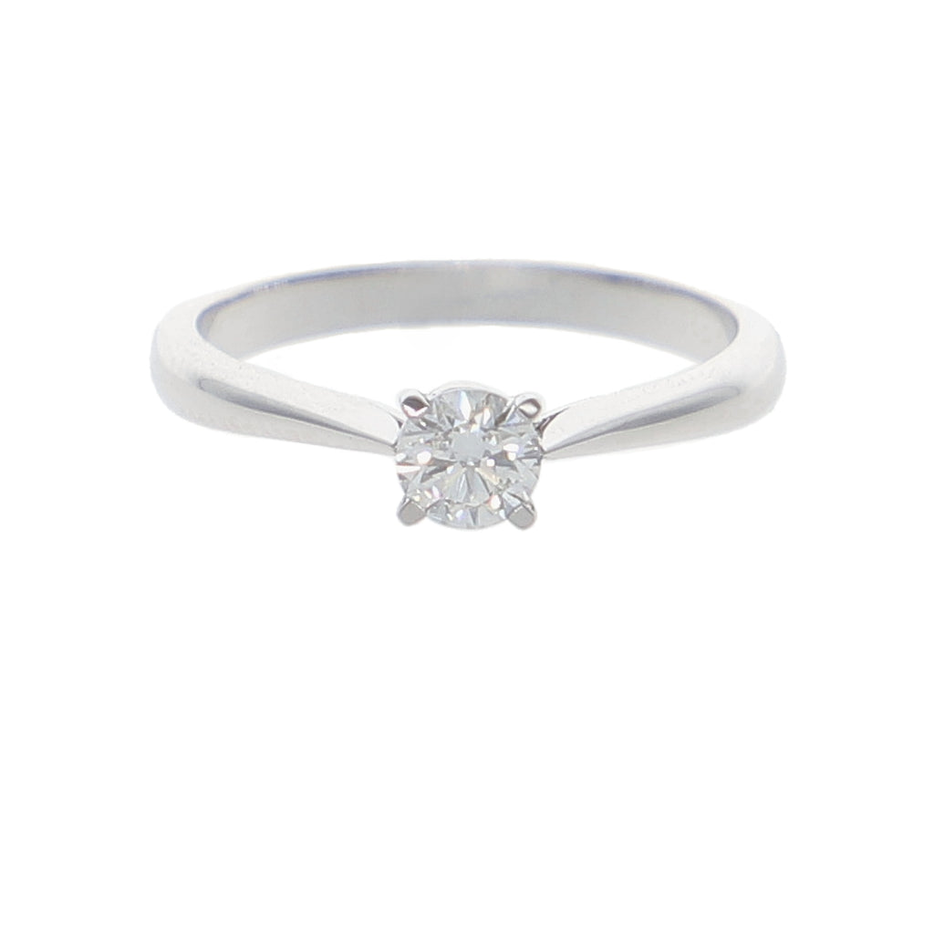 Anillo Oro Blanco Solitario AN-13895