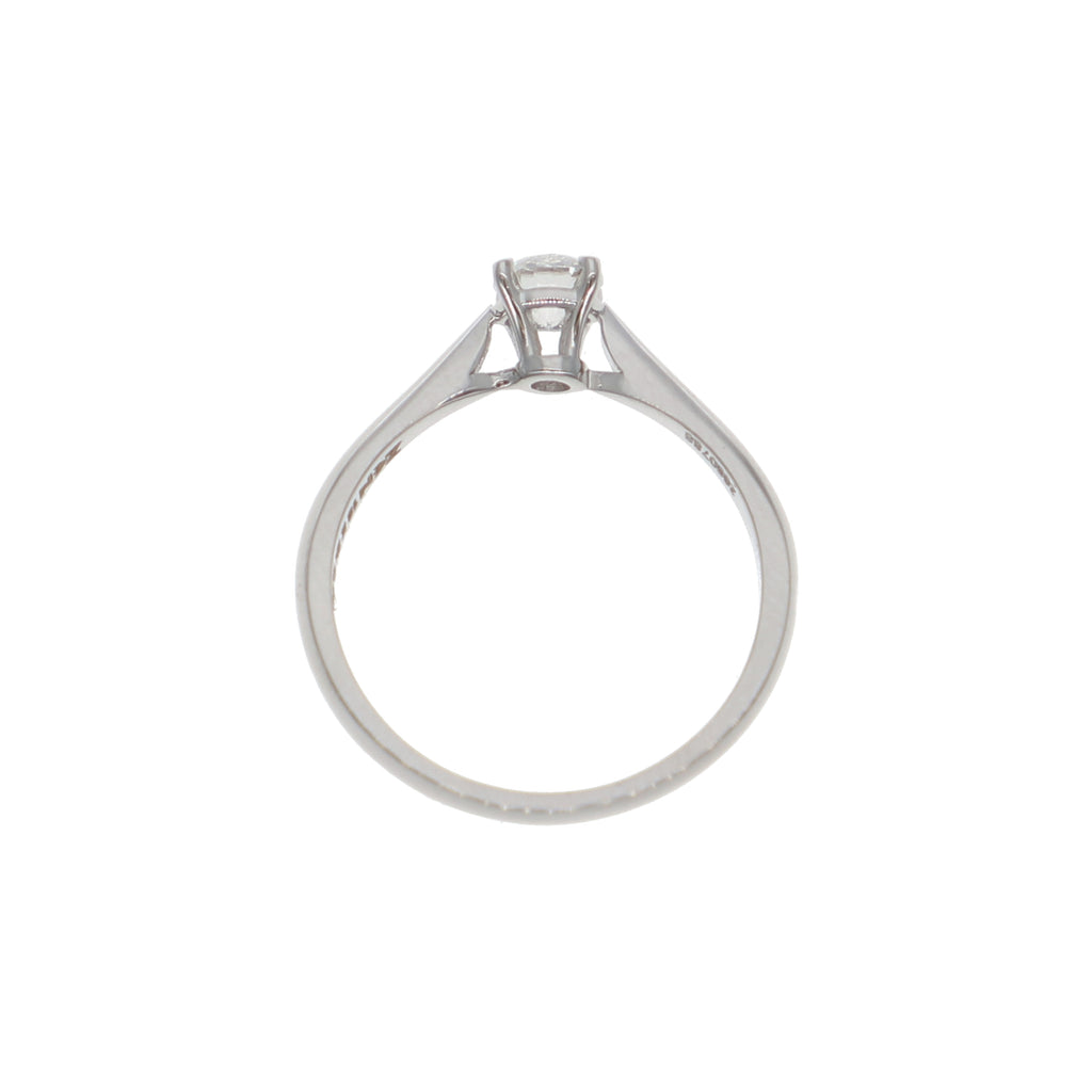 Anillo Oro Blanco Solitario AN-13895