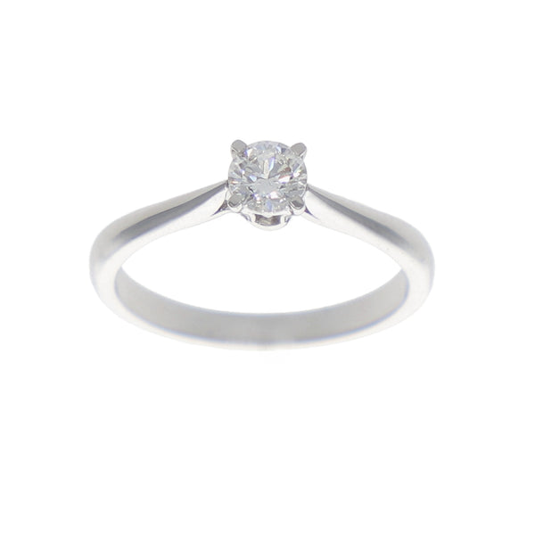 Anillo Oro Blanco Solitario AN-13895