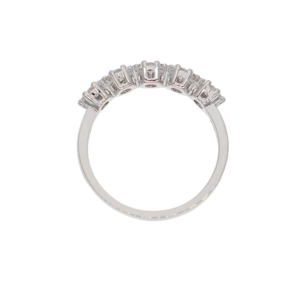 Anillo Oro Blanco Quintillo Ilusión AN-13901