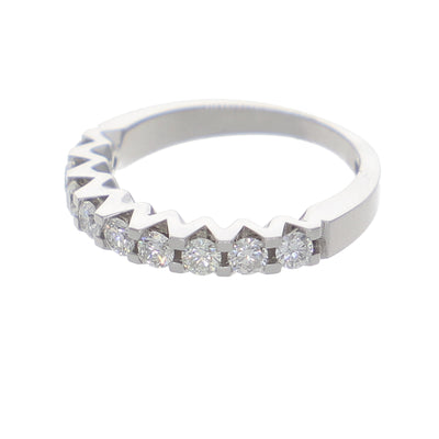 Anillo Oro Blanco Cintillo AN-13905