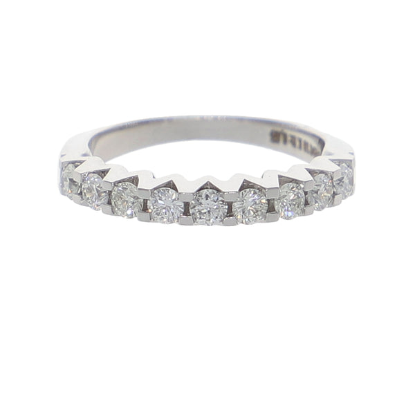 Anillo Oro Blanco Cintillo AN-13905