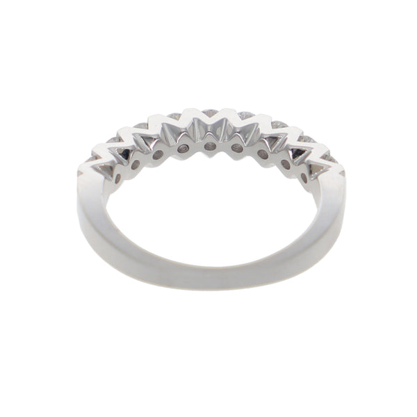 Anillo Oro Blanco Cintillo AN-13905