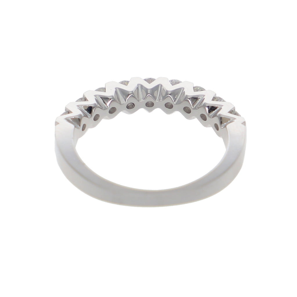 Anillo Oro Blanco Cintillo AN-13905
