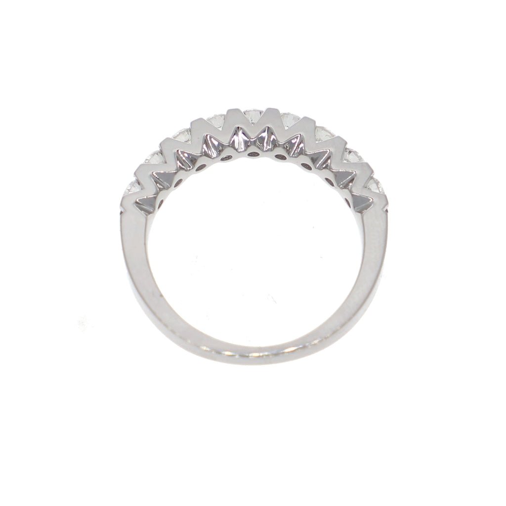 Anillo Oro Blanco Cintillo AN-13905