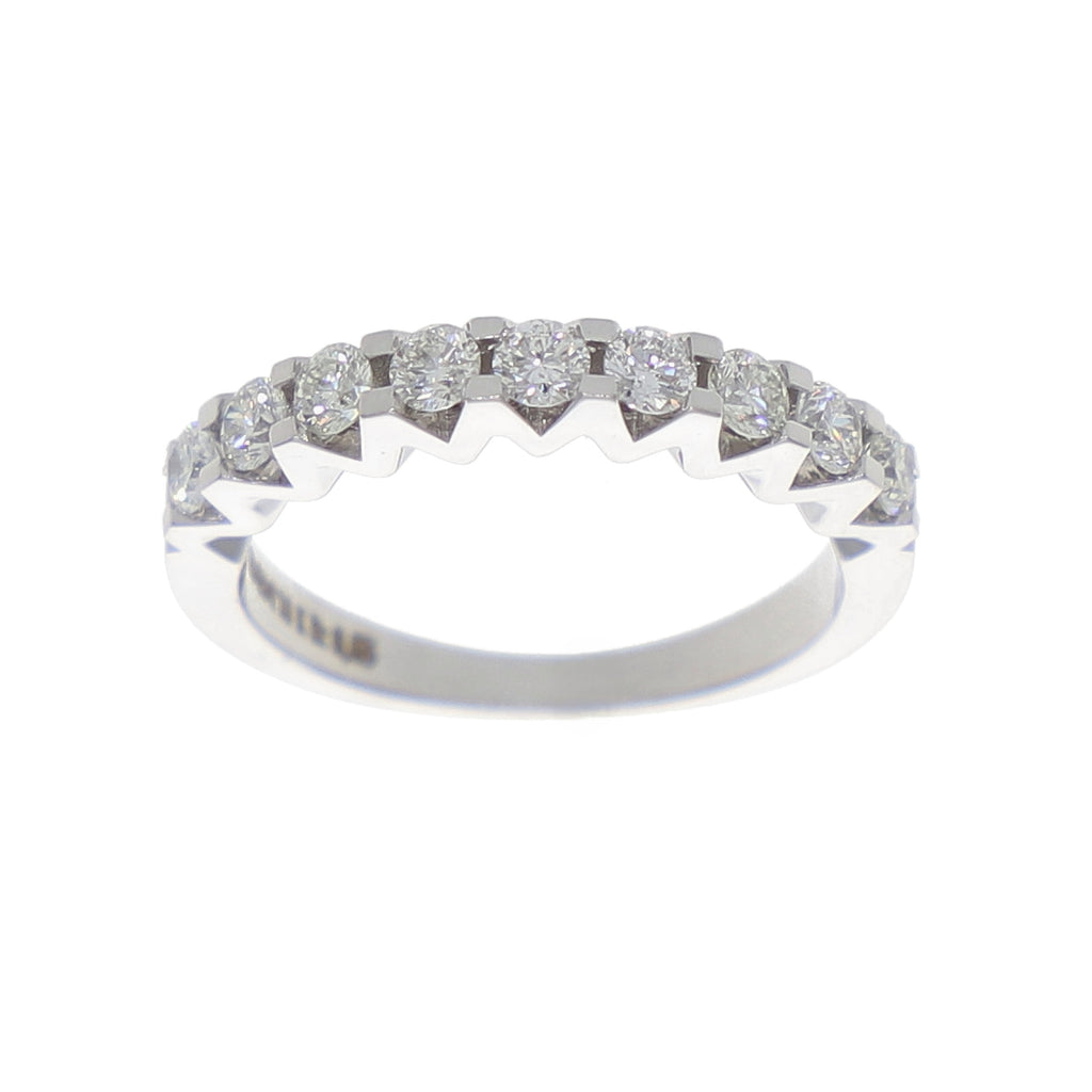 Anillo Oro Blanco Cintillo AN-13905