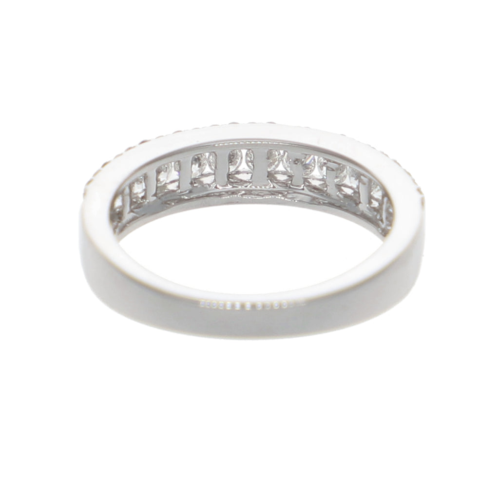 Anillo Oro Blanco Cintillo AN-13906