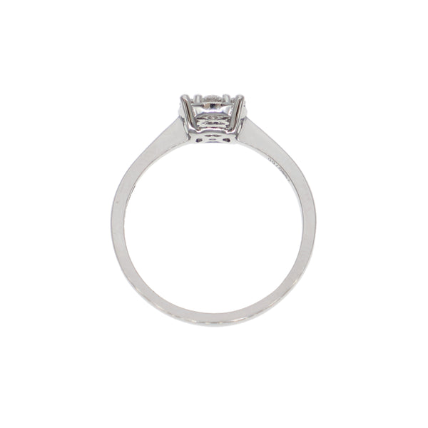 Anillo Oro Blanco y Brillantes AN-13919
