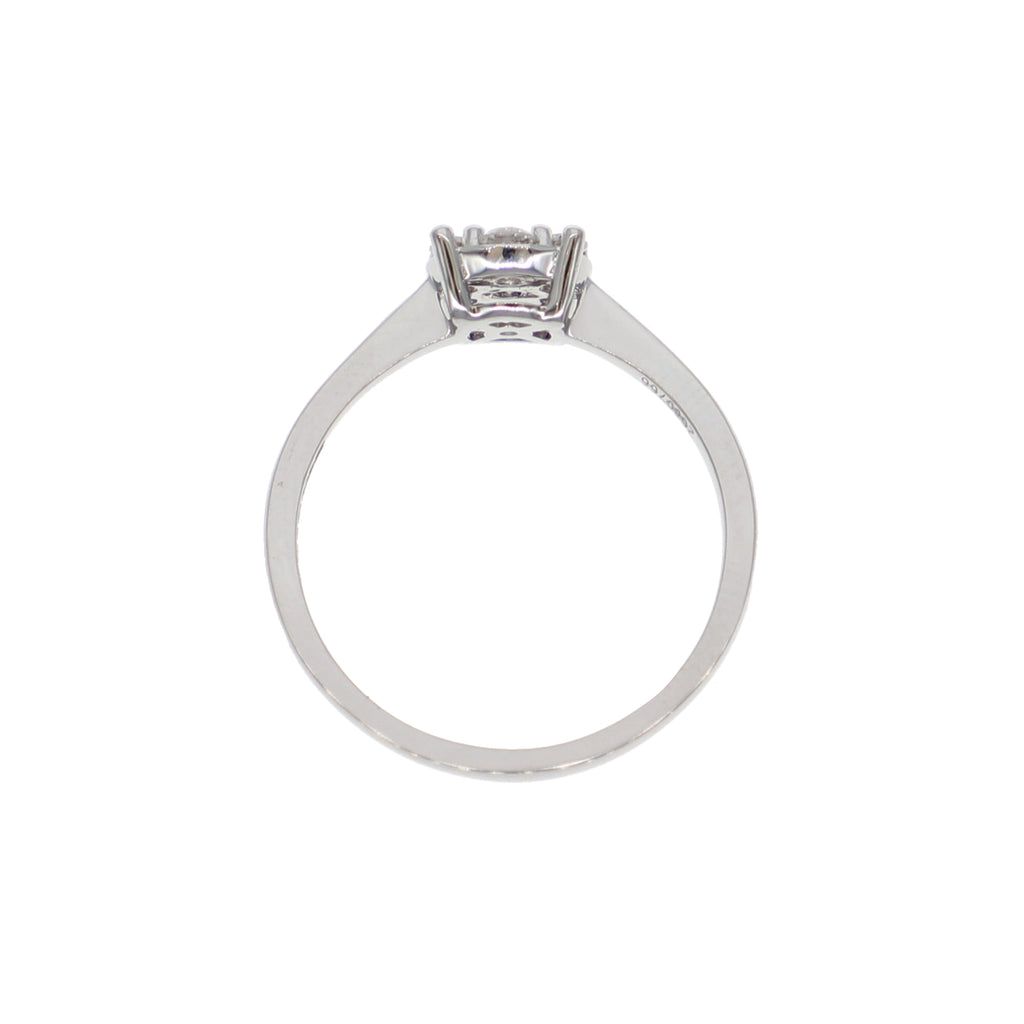 Anillo Oro Blanco y Brillantes AN-13919