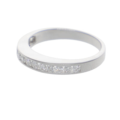 Anillo Oro Blanco y Brillantes AN-13920