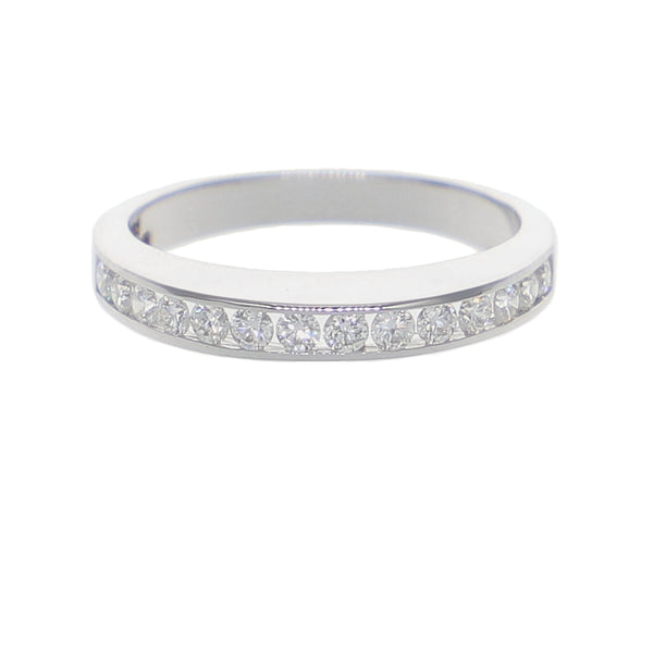 Anillo Oro Blanco y Brillantes AN-13920
