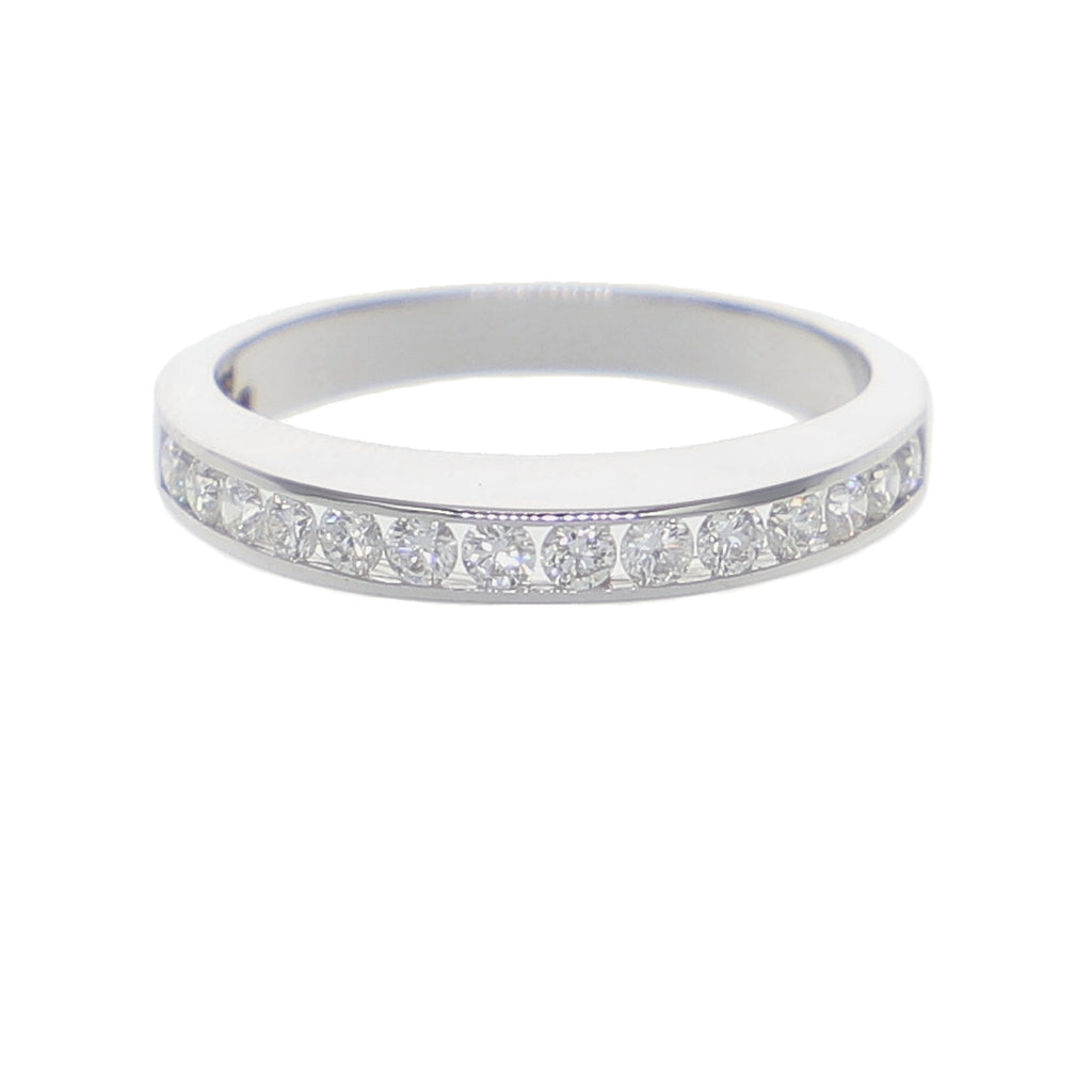 Anillo Oro Blanco y Brillantes AN-13920