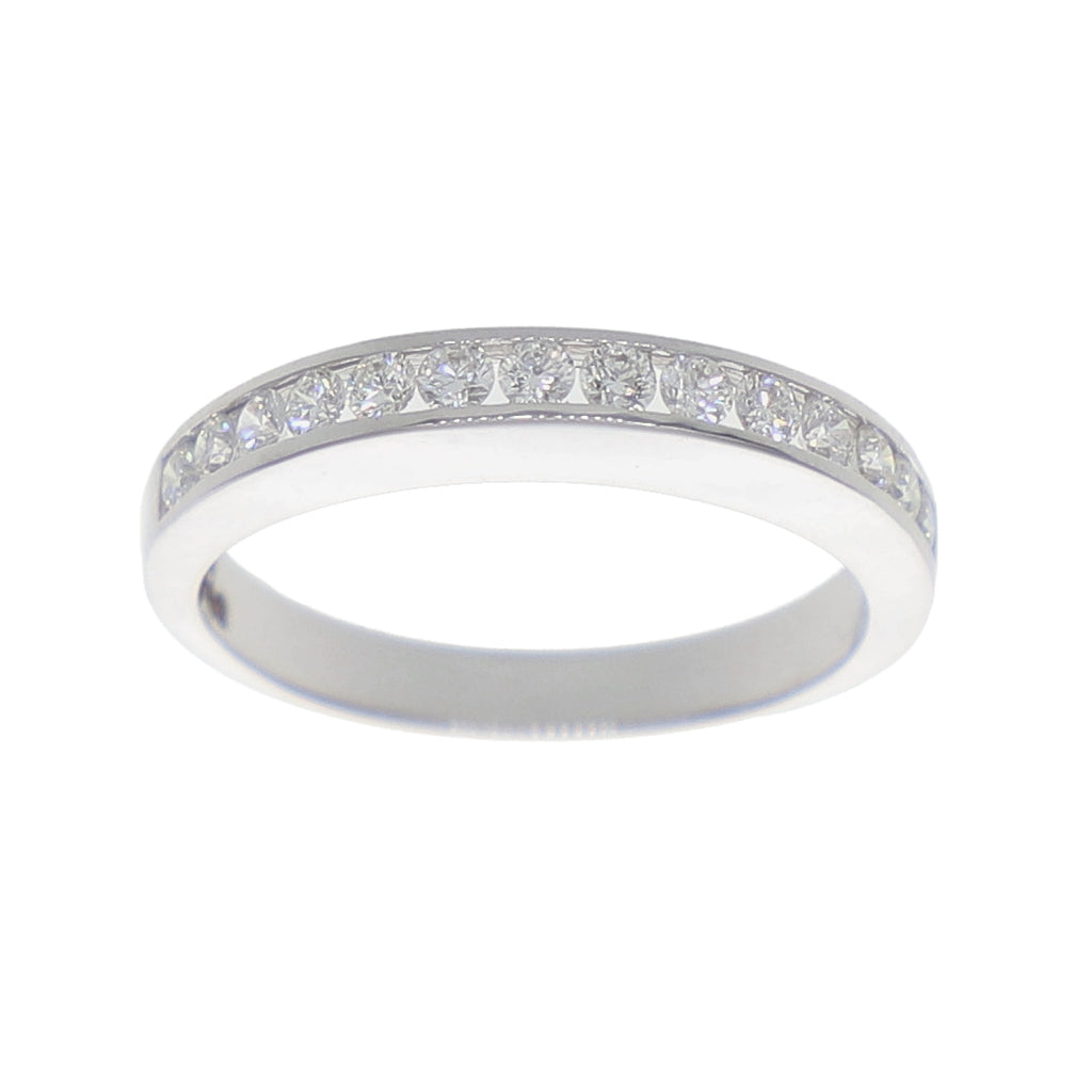 Anillo Oro Blanco y Brillantes AN-13920
