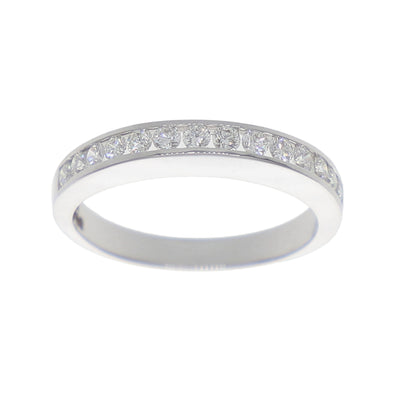 Anillo Oro Blanco y Brillantes AN-13920