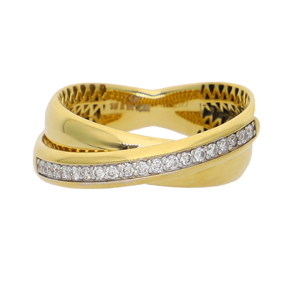 Anillo Oro Amarillo y Brillantes AN-13922