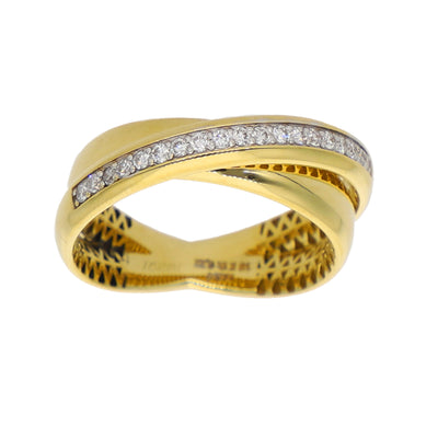Anillo Oro Amarillo y Brillantes AN-13922