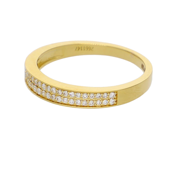 Anillo Oro Amarillo y Brillantes AN-13923