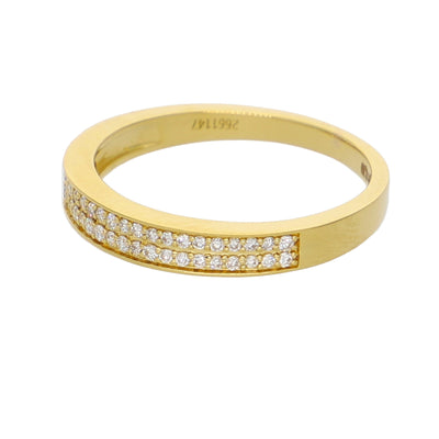 Anillo Oro Amarillo y Brillantes AN-13923