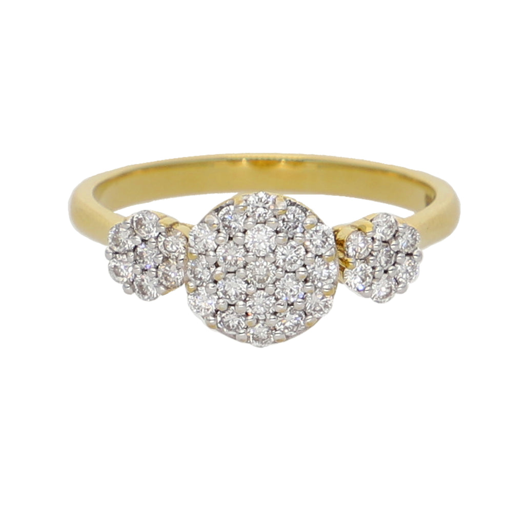 Anillo Oro Amarillo y Brillantes AN-13924