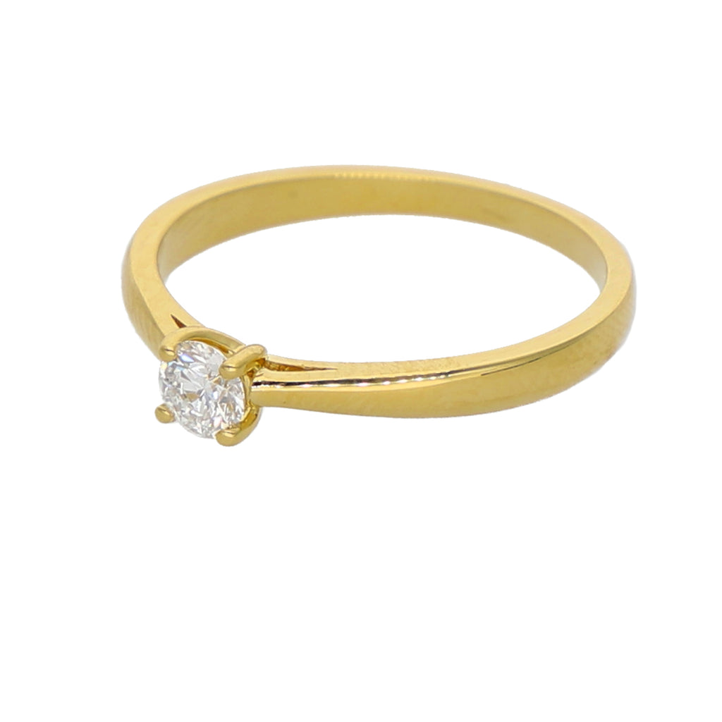 Anillo Oro Amarillo Solitario AN-13926