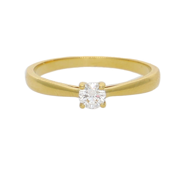 Anillo Oro Amarillo Solitario AN-13926