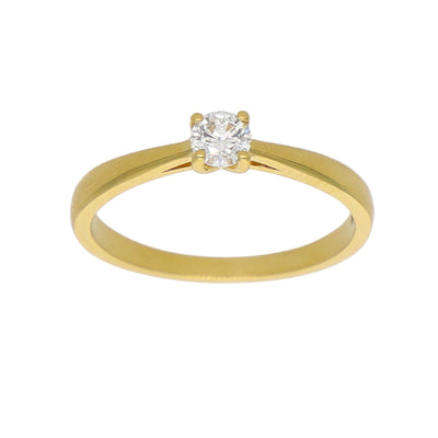 Anillo Oro Amarillo Solitario AN-13926