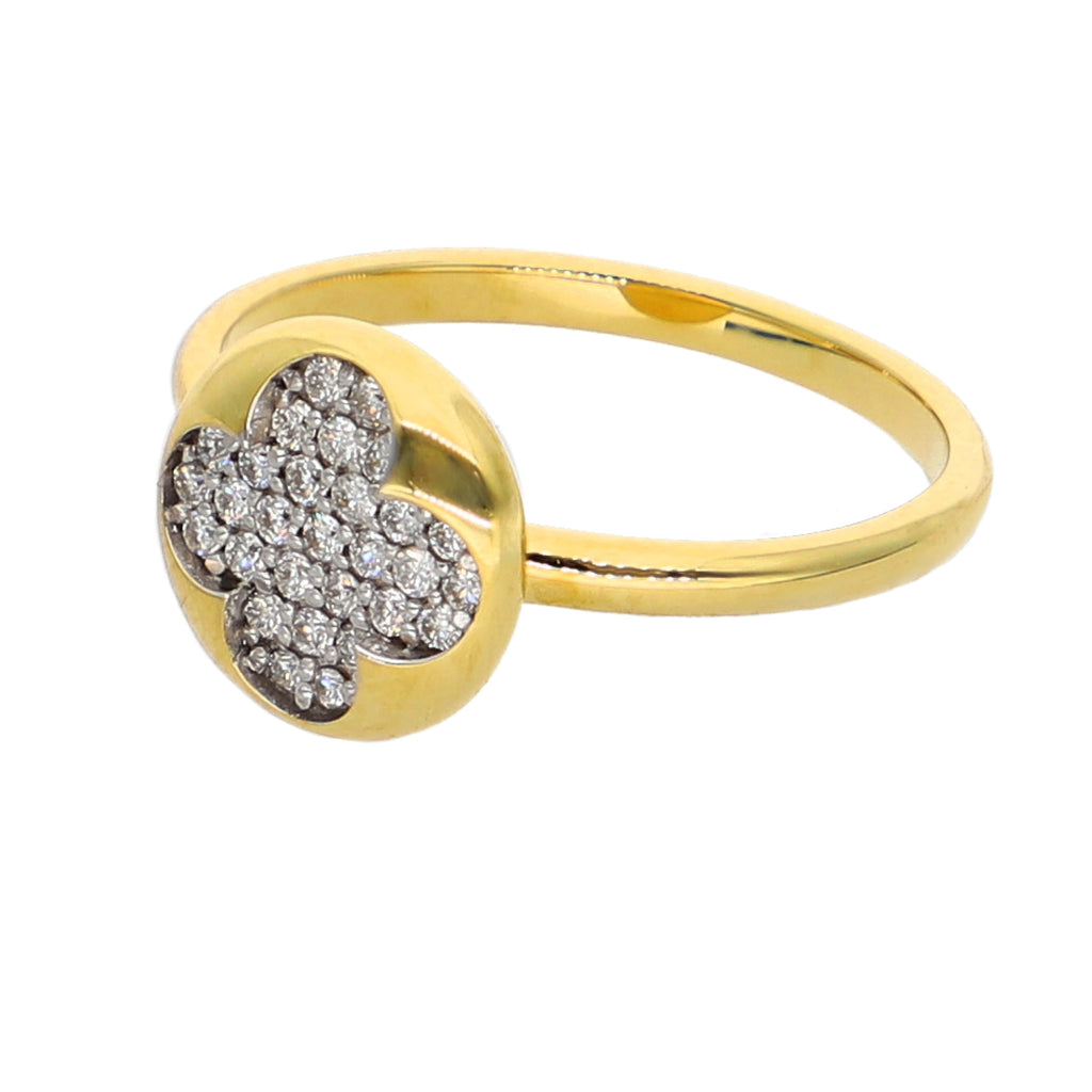 Anillo Oro Amarillo y Brillantes AN-13928