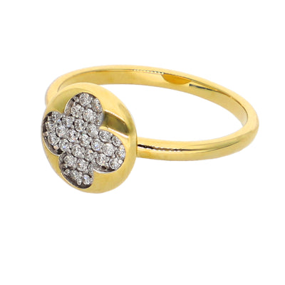 Anillo Oro Amarillo y Brillantes AN-13928