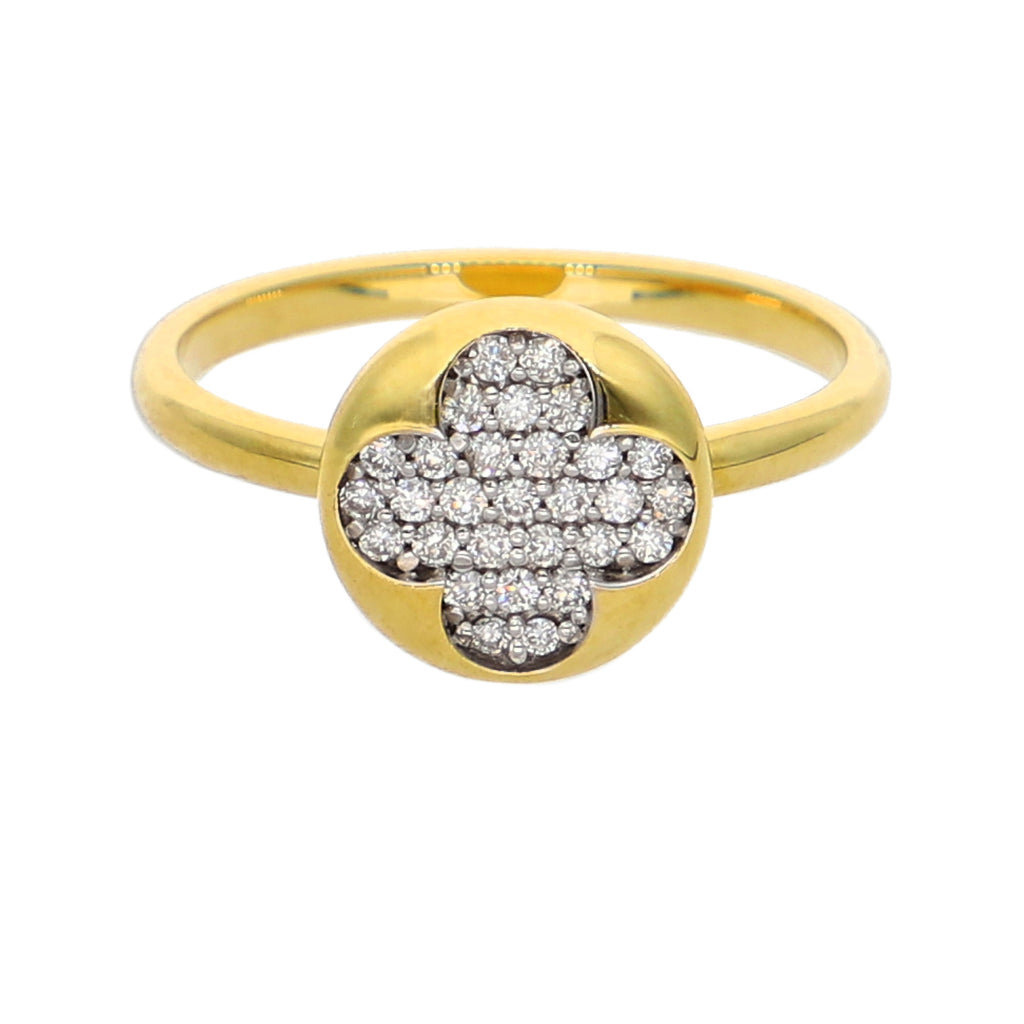 Anillo Oro Amarillo y Brillantes AN-13928