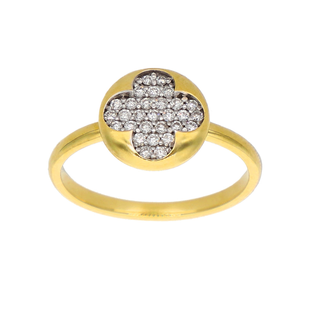Anillo Oro Amarillo y Brillantes AN-13928