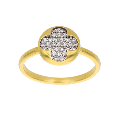Anillo Oro Amarillo y Brillantes AN-13928