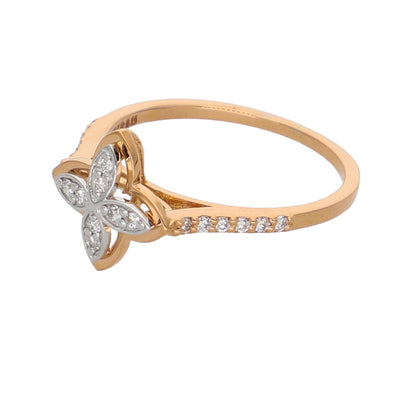Anillo Oro Rosa Trébol AN-13929