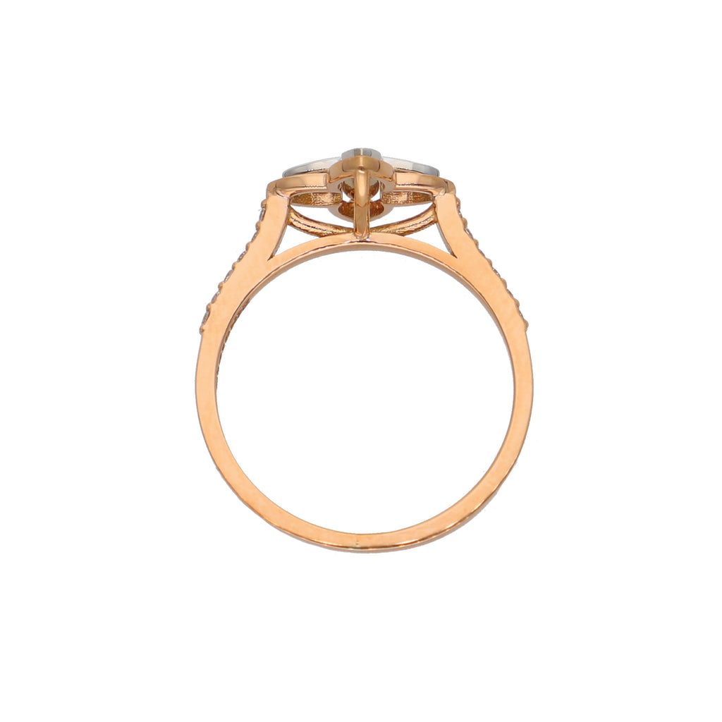 Anillo Oro Rosa Trébol AN-13929