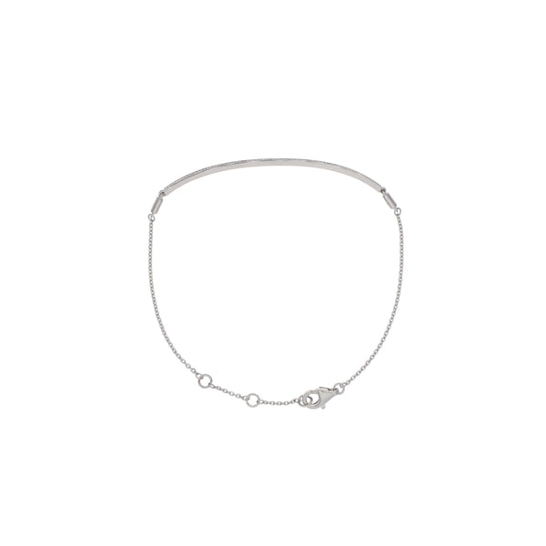 Pulsera Oro Blanco y Brillantes PU-13973
