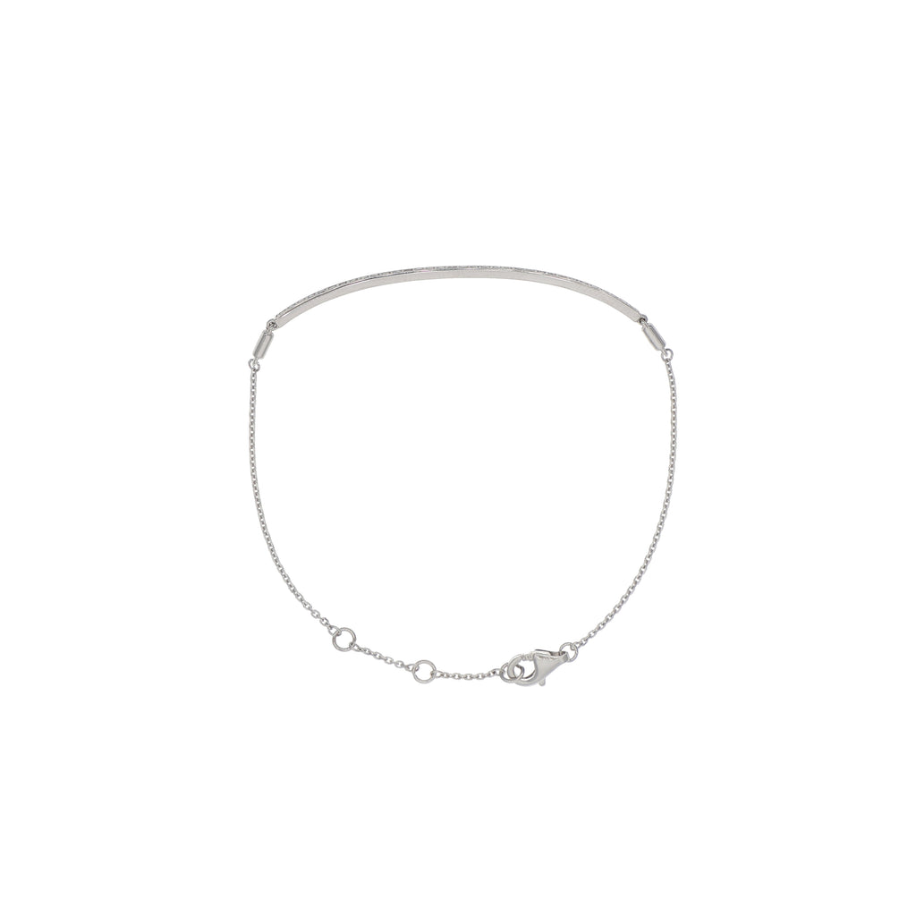 Pulsera Oro Blanco y Brillantes PU-13973