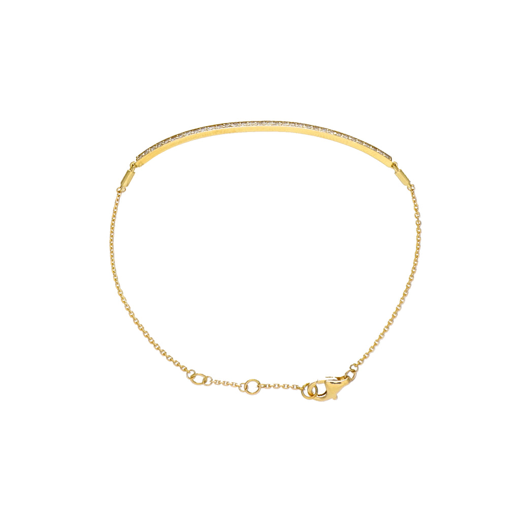 Pulsera Oro Amarillo y Brillantes PU-13974