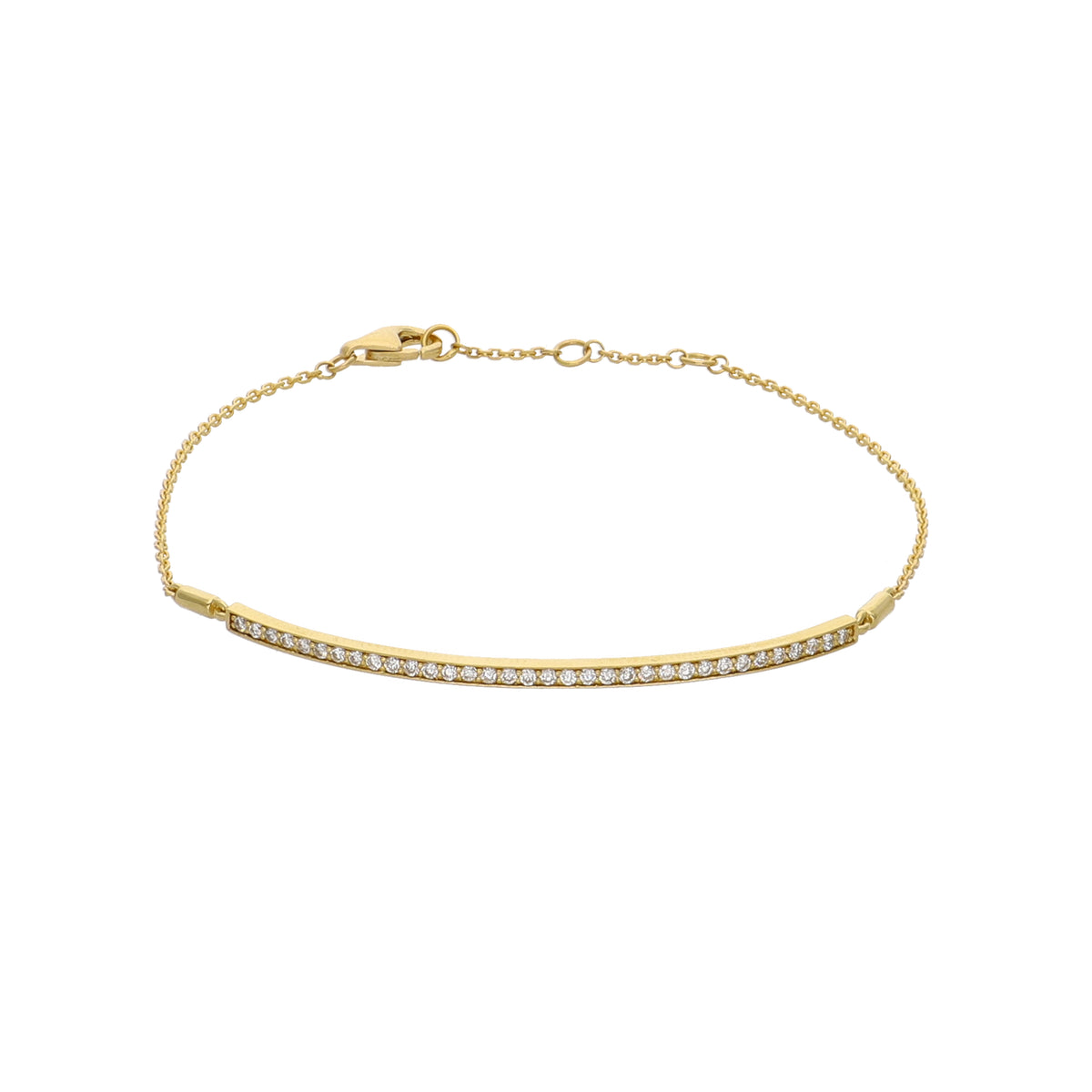 Pulsera Oro Amarillo y Brillantes PU-13974
