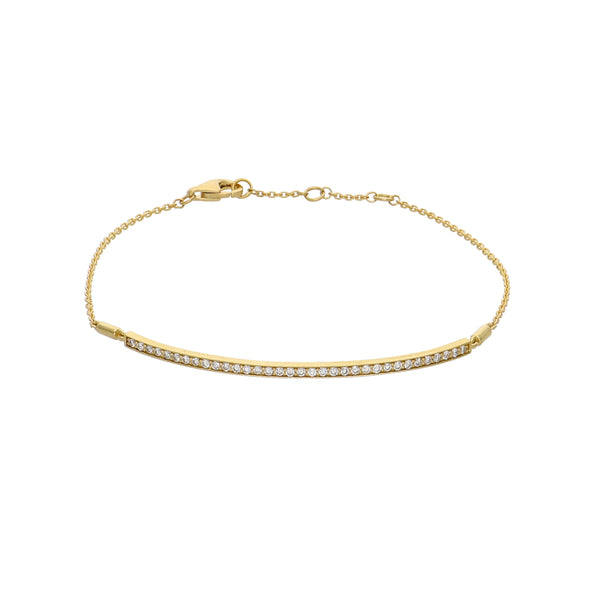 Pulsera Oro Amarillo y Brillantes PU-13974