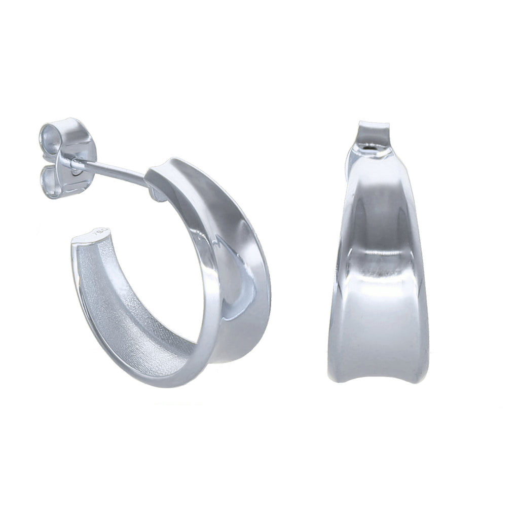 Aros Argolla Oro Blanco AR-14002