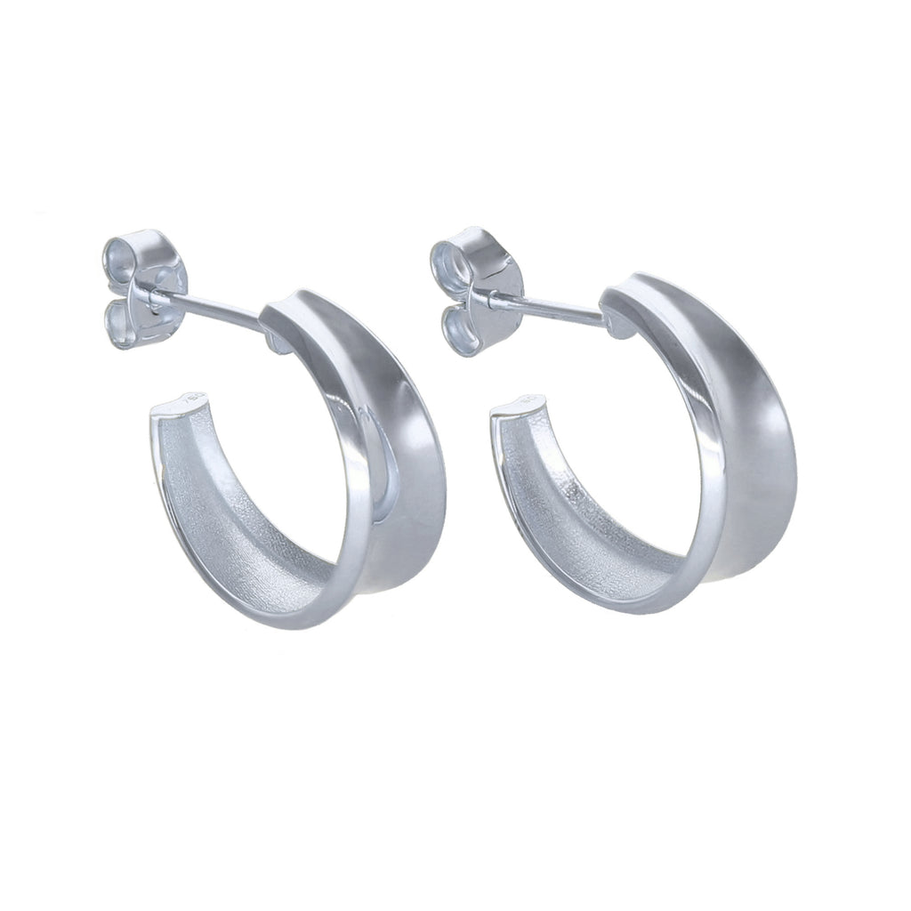 Aros Argolla Oro Blanco AR-14002