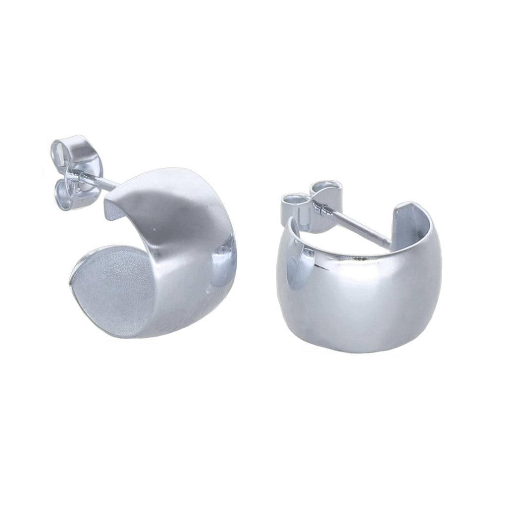 Aros Argolla Oro Blanco AR-14003