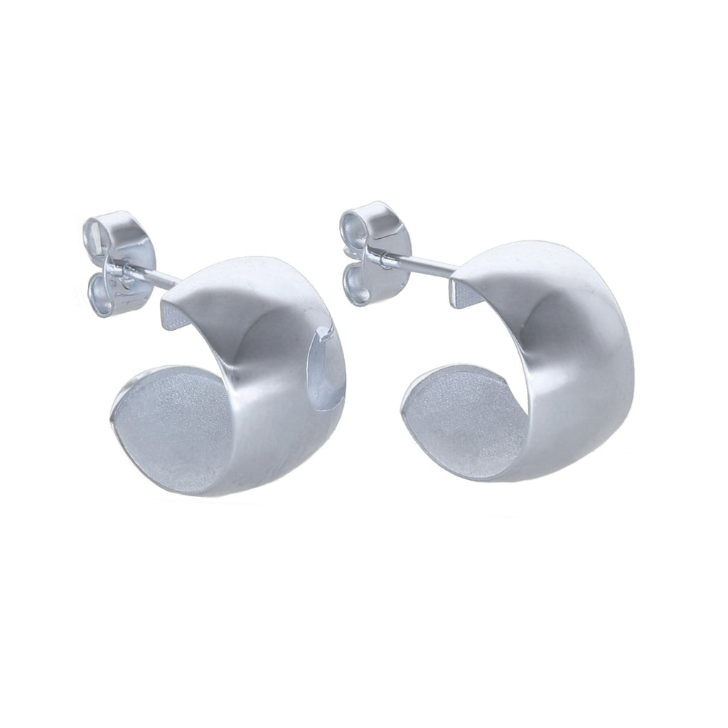 Aros Argolla Oro Blanco AR-14003