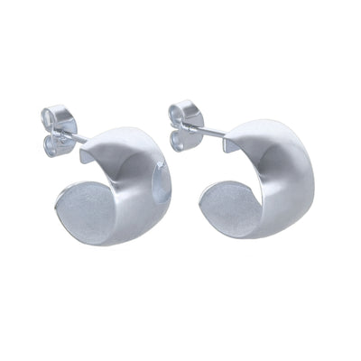 Aros Argolla Oro Blanco AR-14003