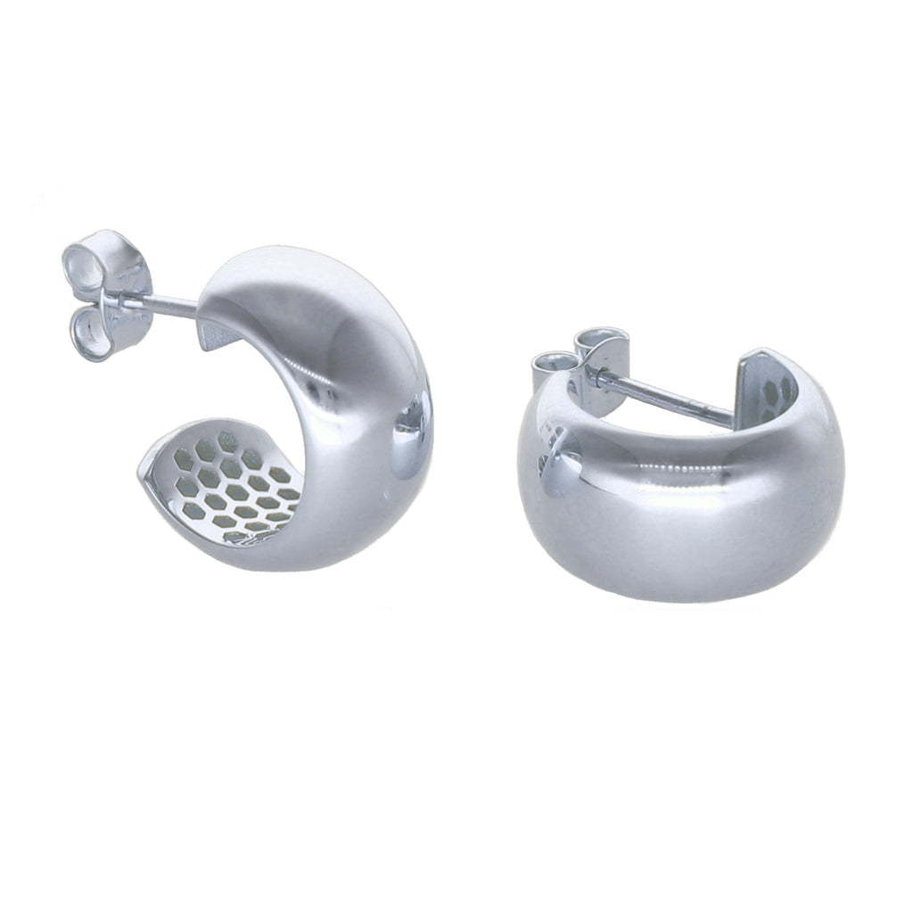 Aros Argolla Oro Blanco AR-14007