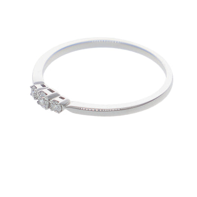 Anillo Oro Blanco y Brillantes AN-14125