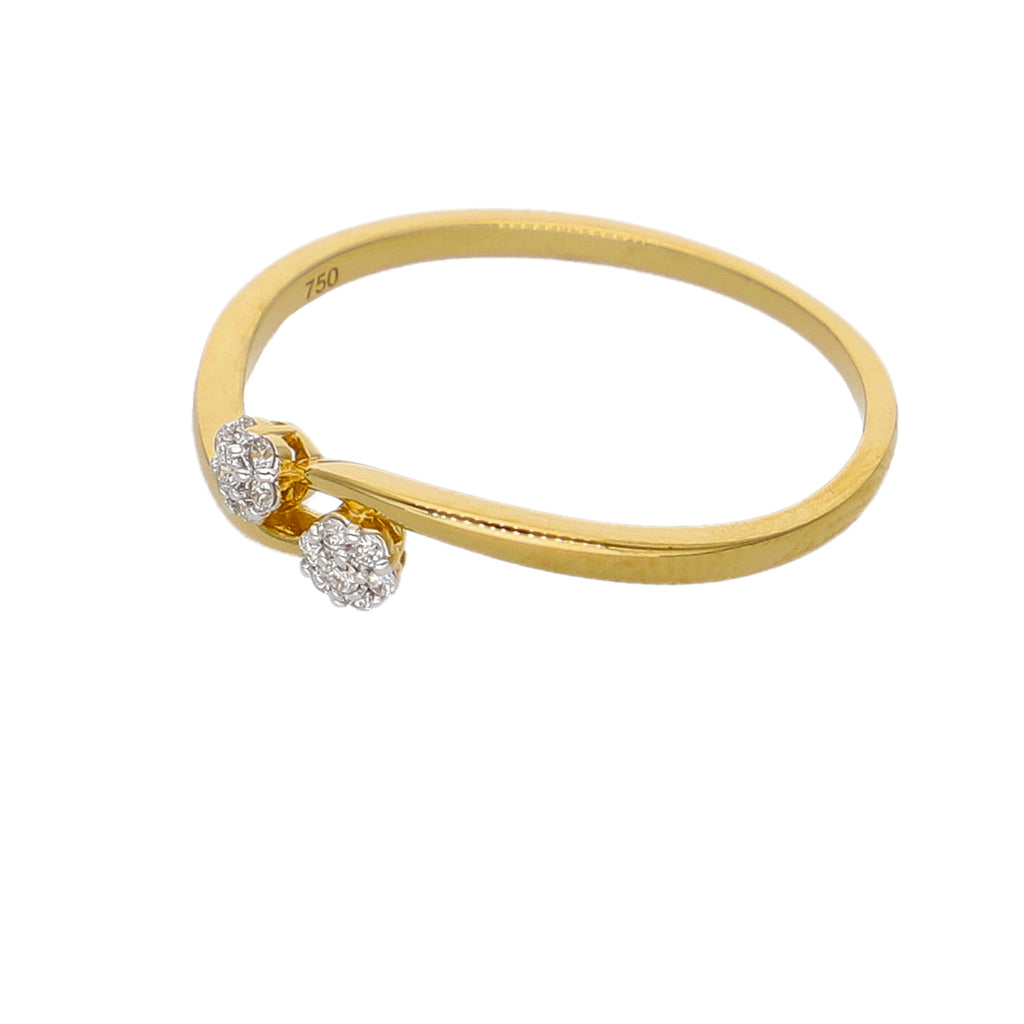 Anillo Oro Amarillo y Brillantes AN-14127