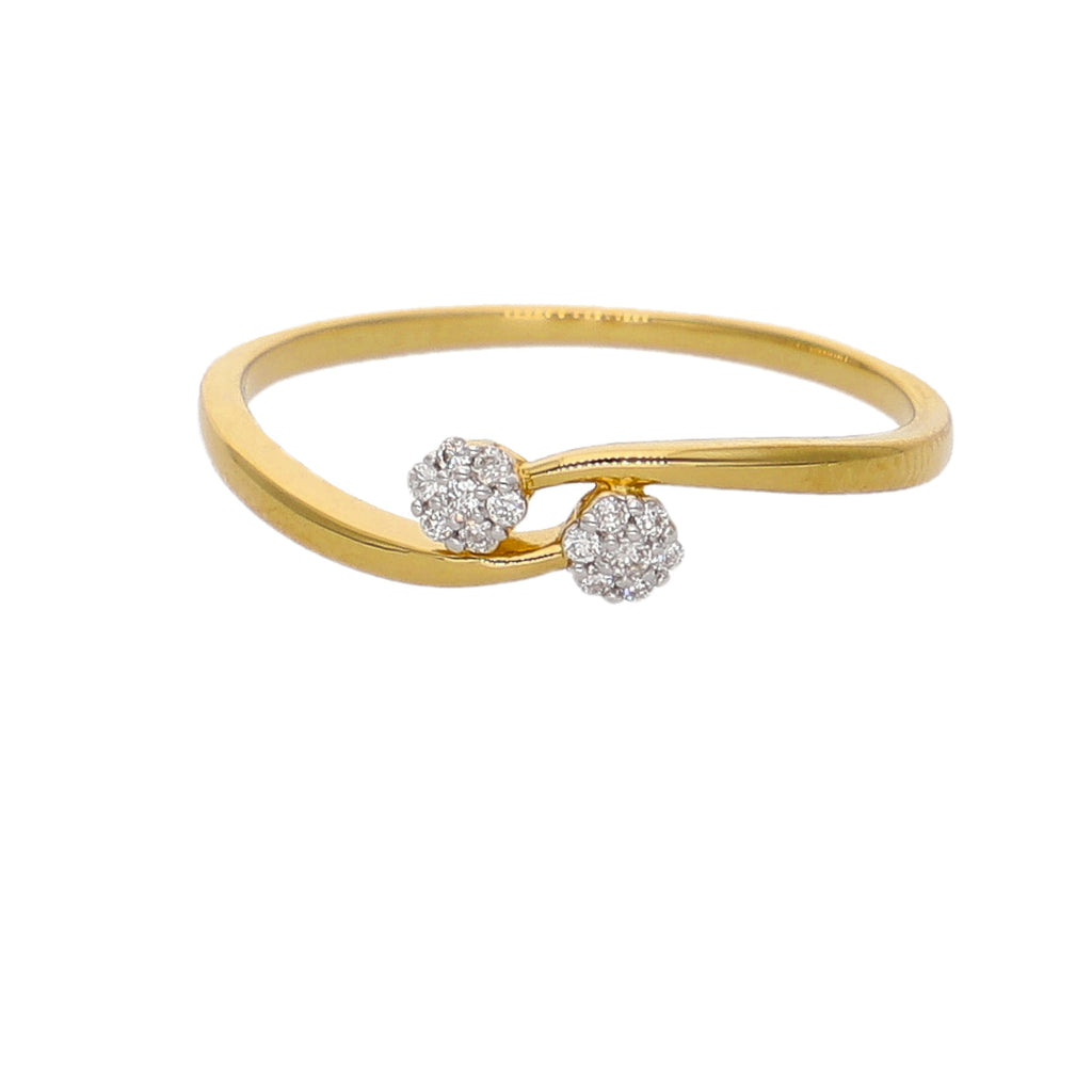 Anillo Oro Amarillo y Brillantes AN-14127