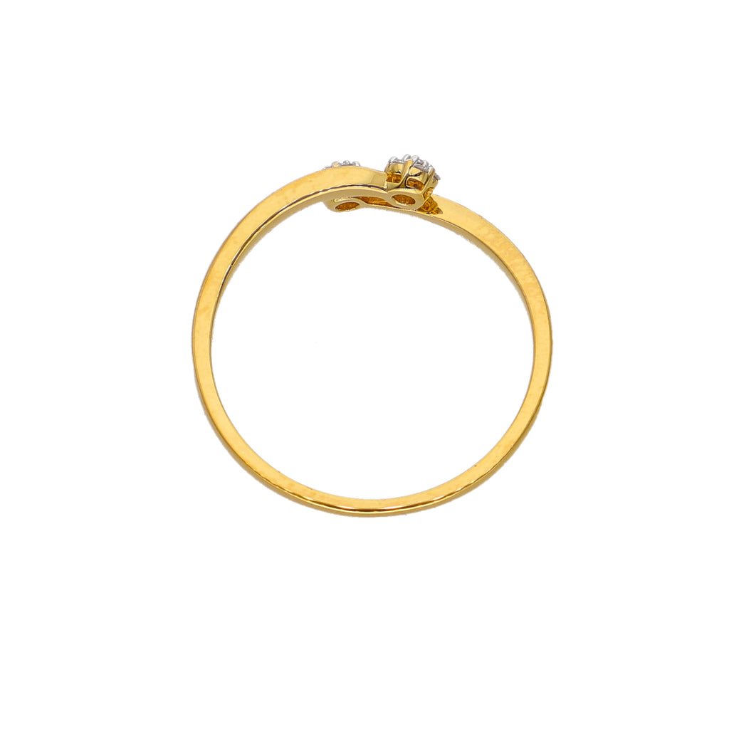 Anillo Oro Amarillo y Brillantes AN-14127