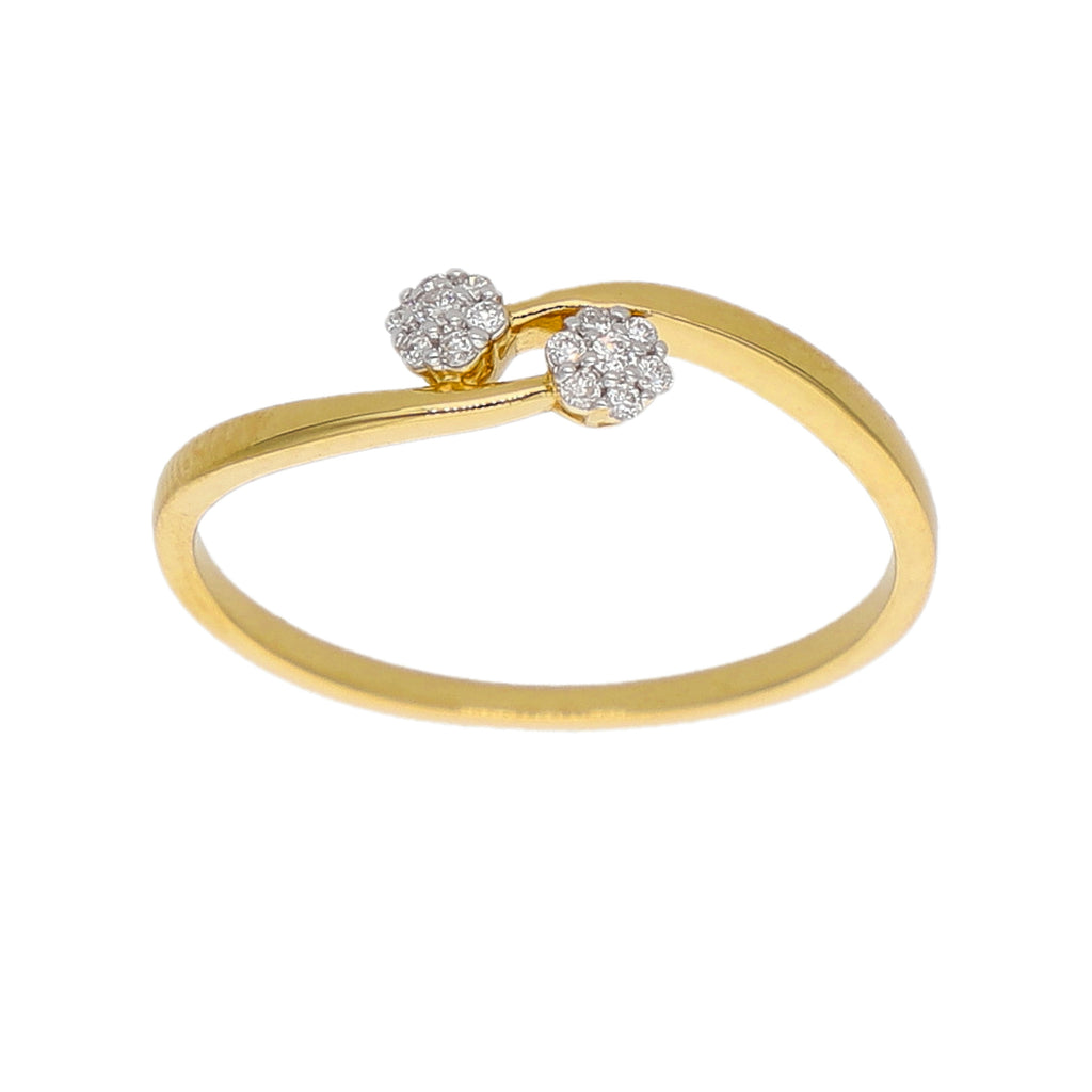 Anillo Oro Amarillo y Brillantes AN-14127